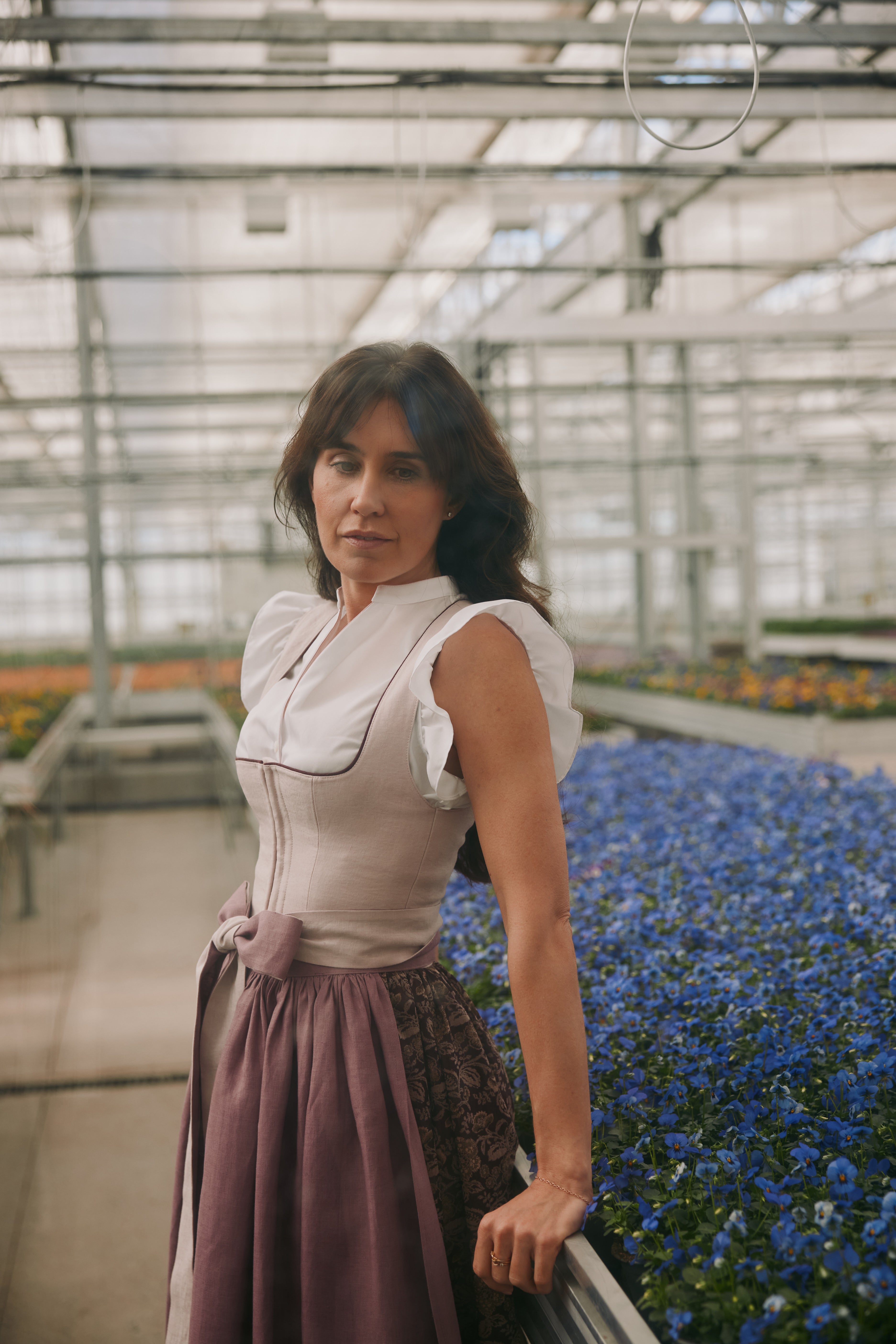 Dirndl Lydia, rosa/beere