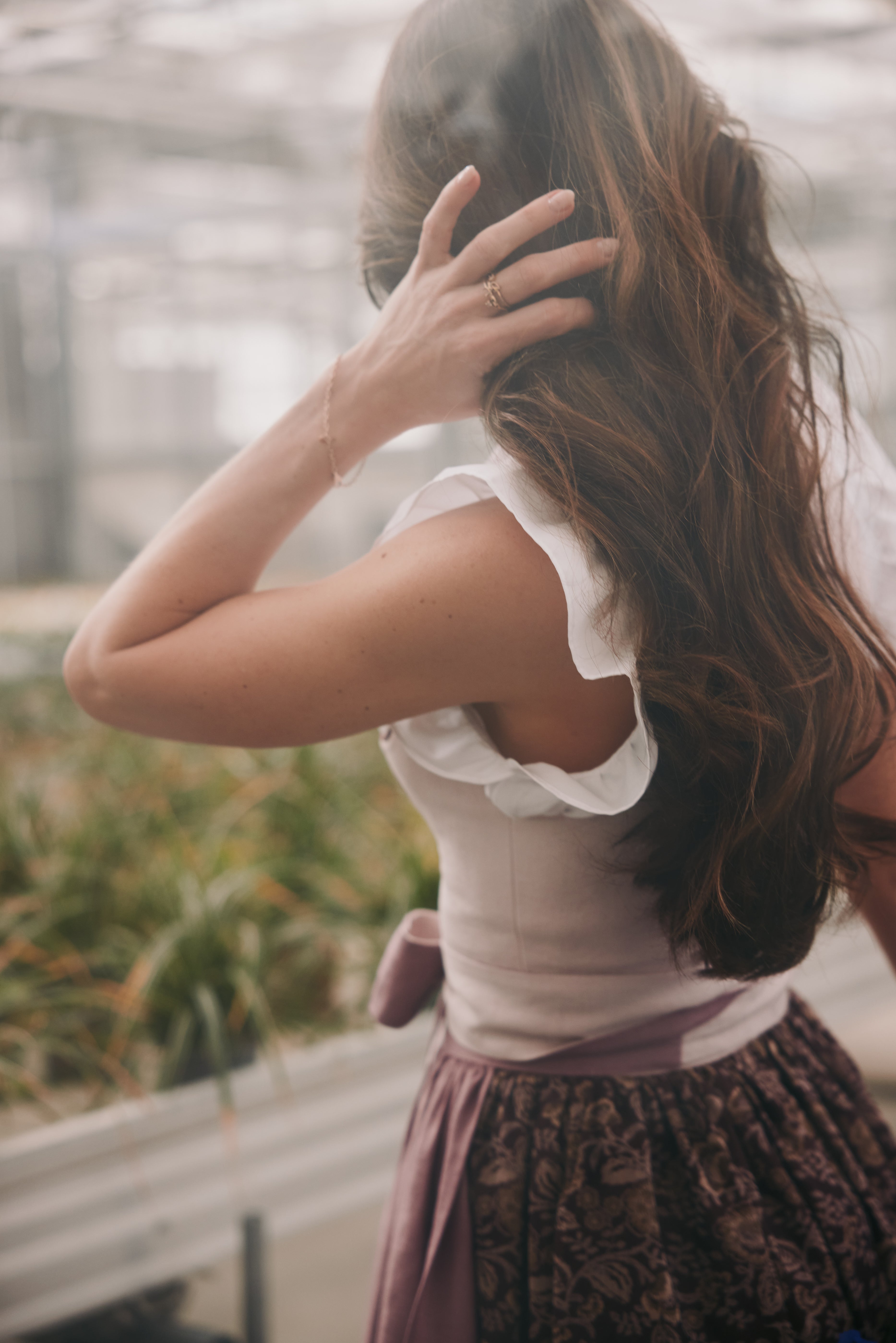 Dirndl Lydia, rosa/beere