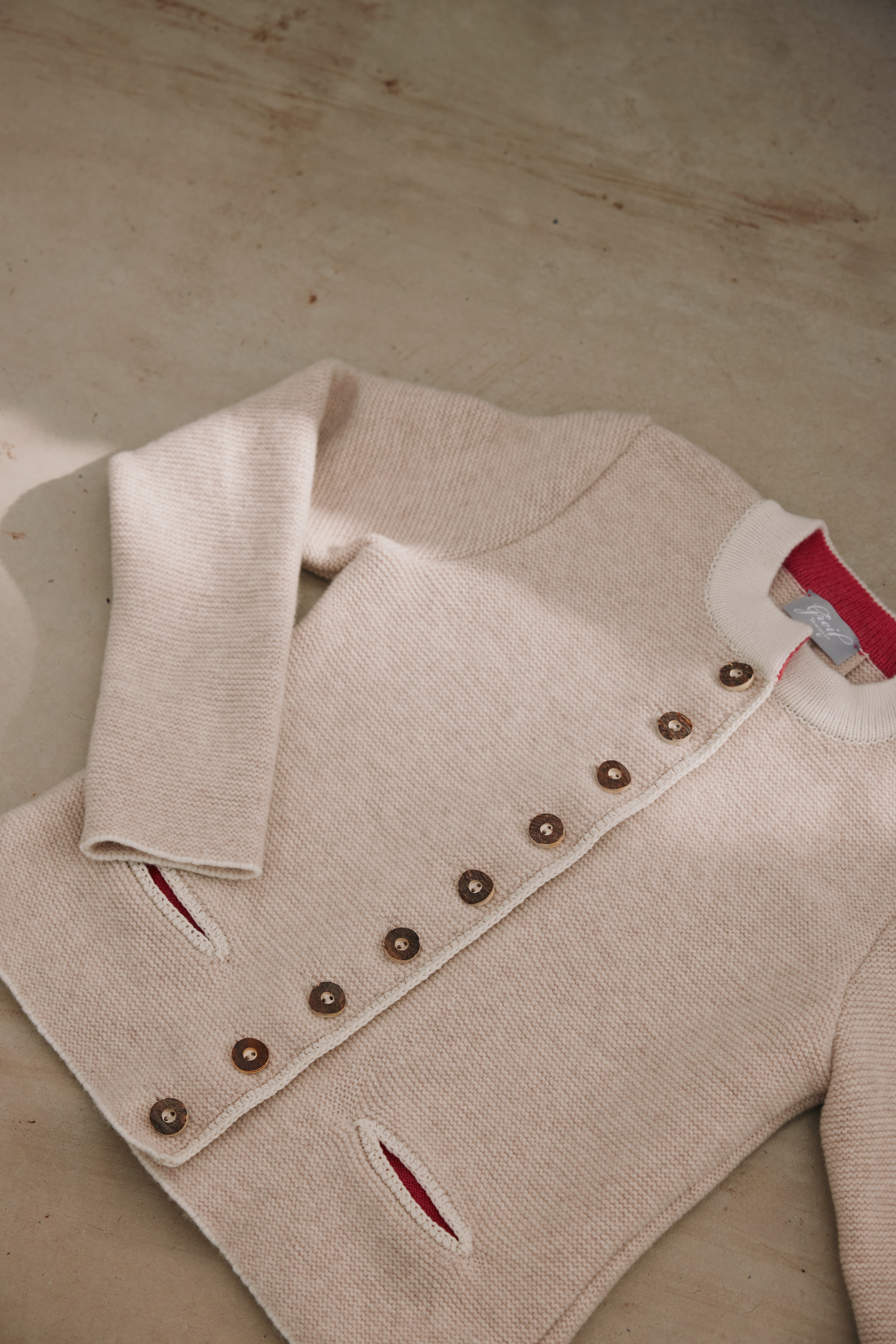 Strickjacke Otti, champagner