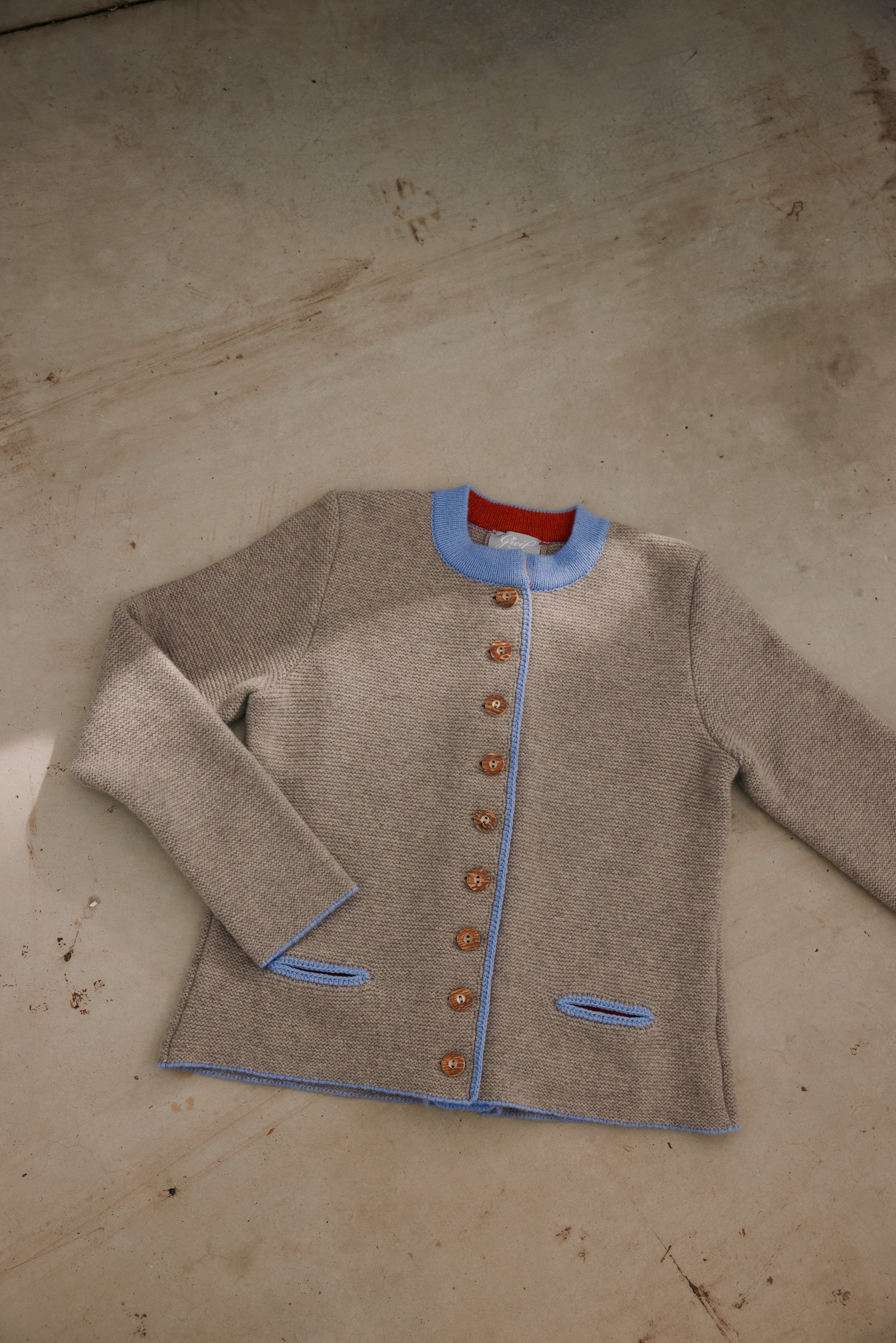 Strickjacke Otti, lehm