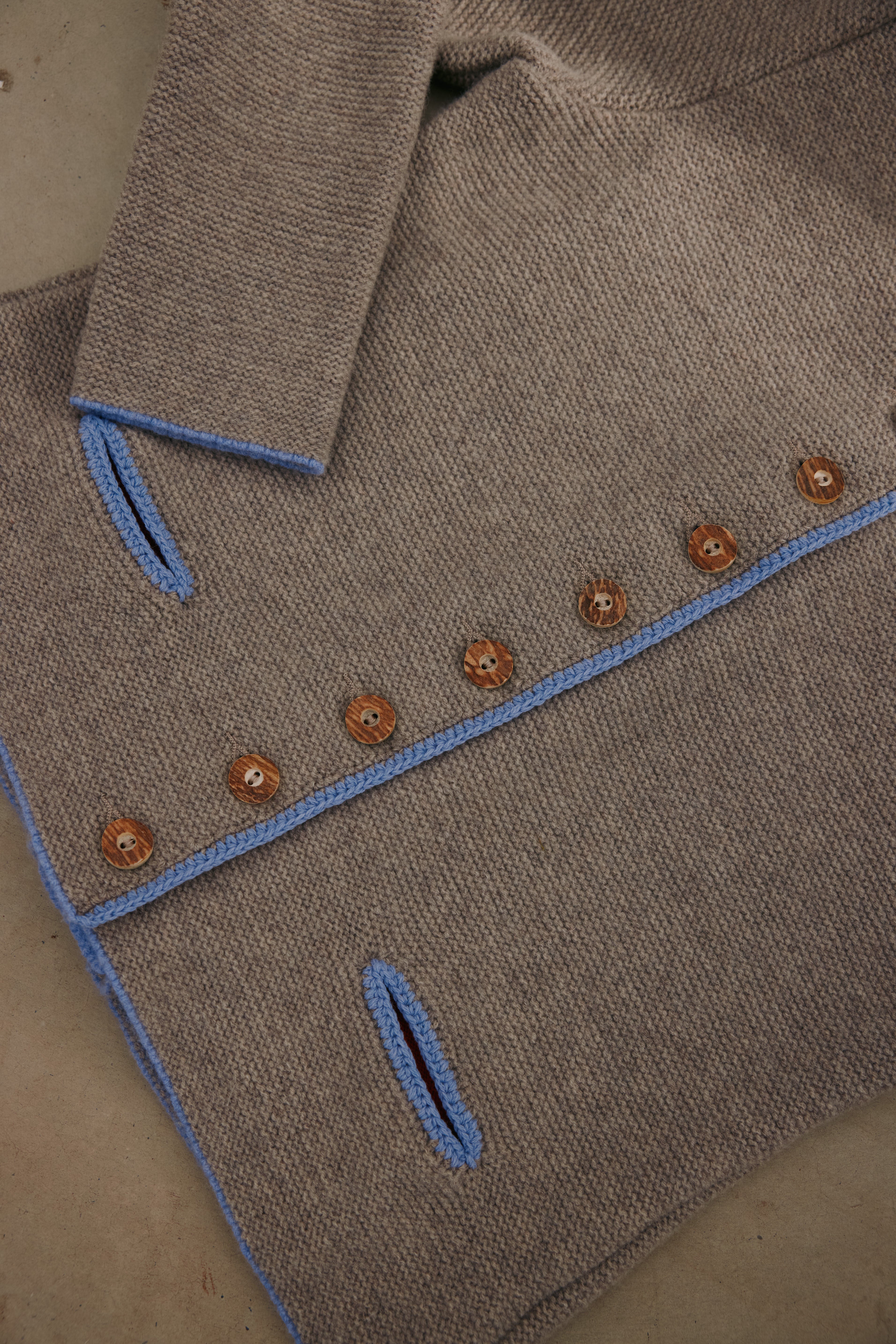 Strickjacke Otti, lehm