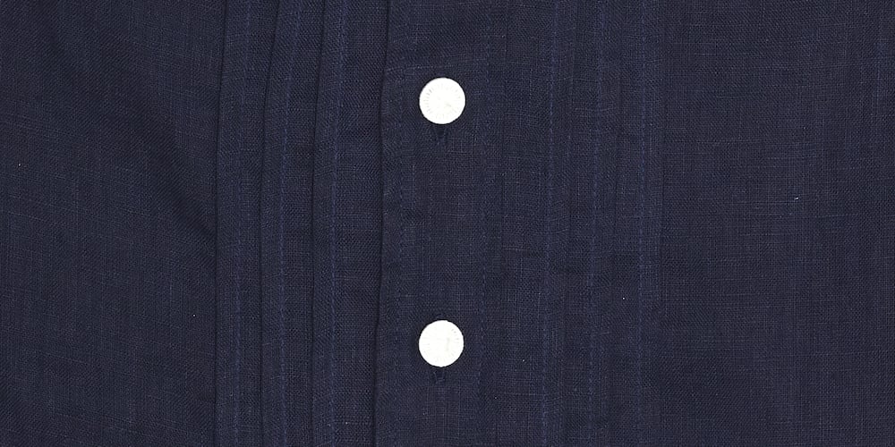 Leinenhemd dunkelblau, HundSansScho