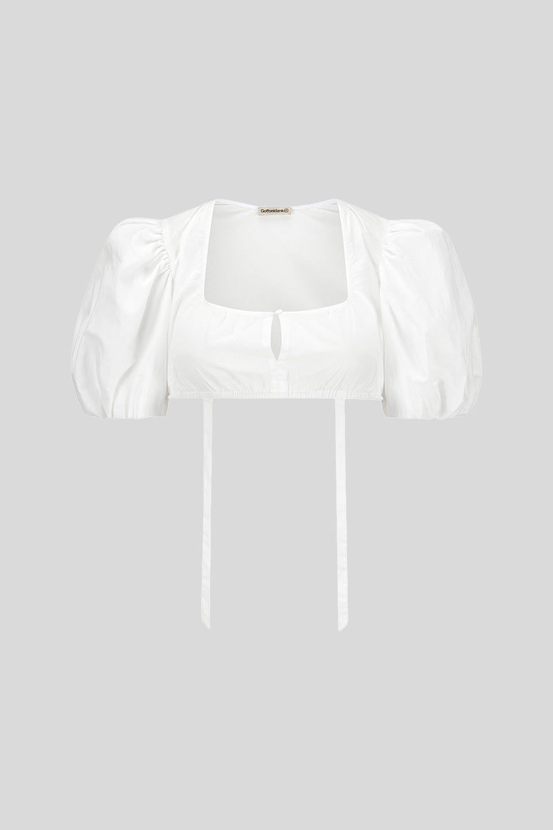 Dirndlbluse Elisann weiß Bild 1