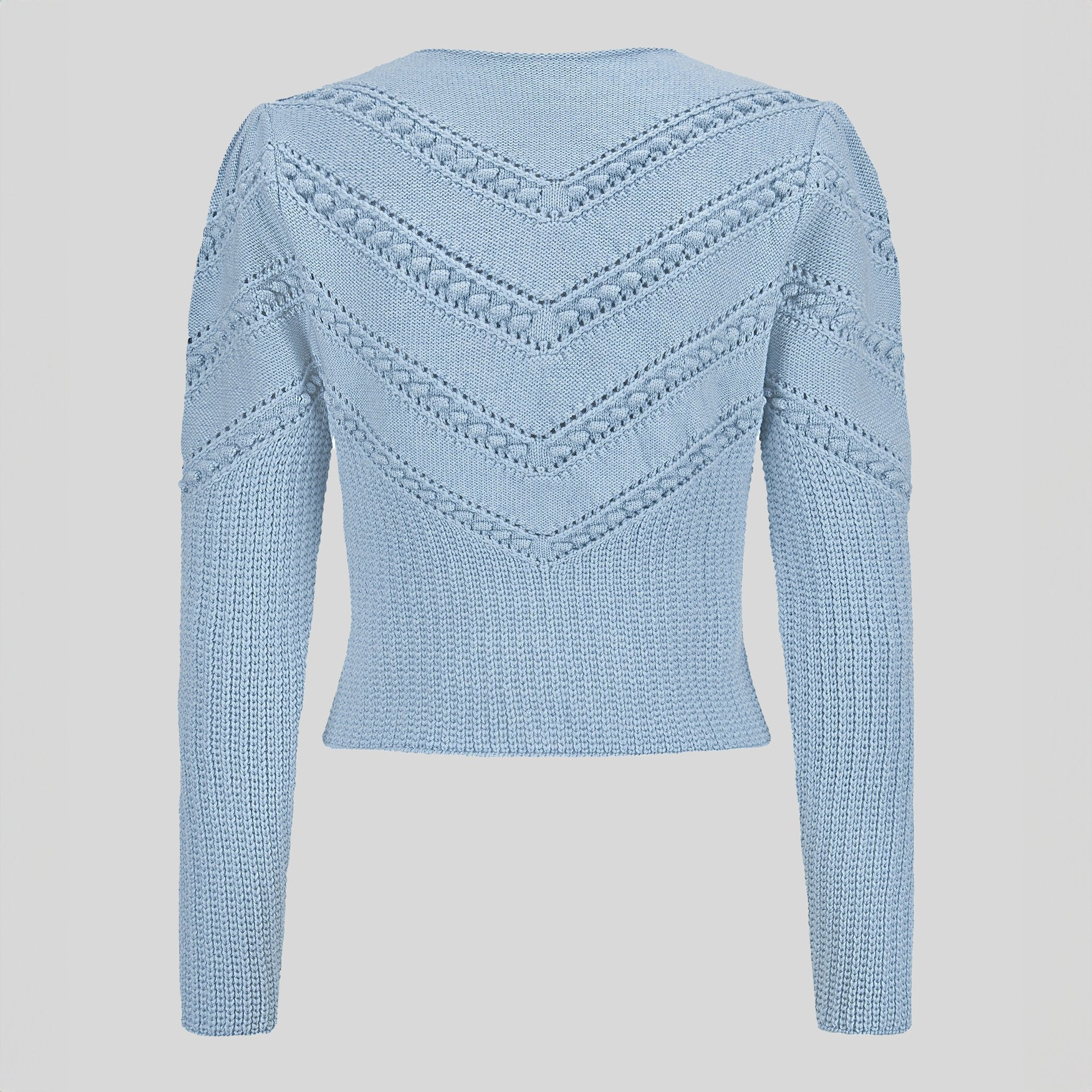 Strickjacke Ophelia hellblau Bild 3