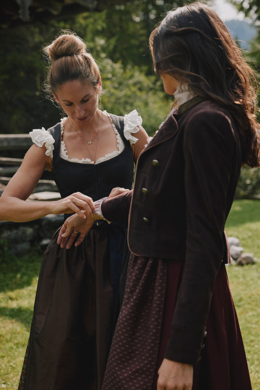Lederjacke Manuela, bordeaux