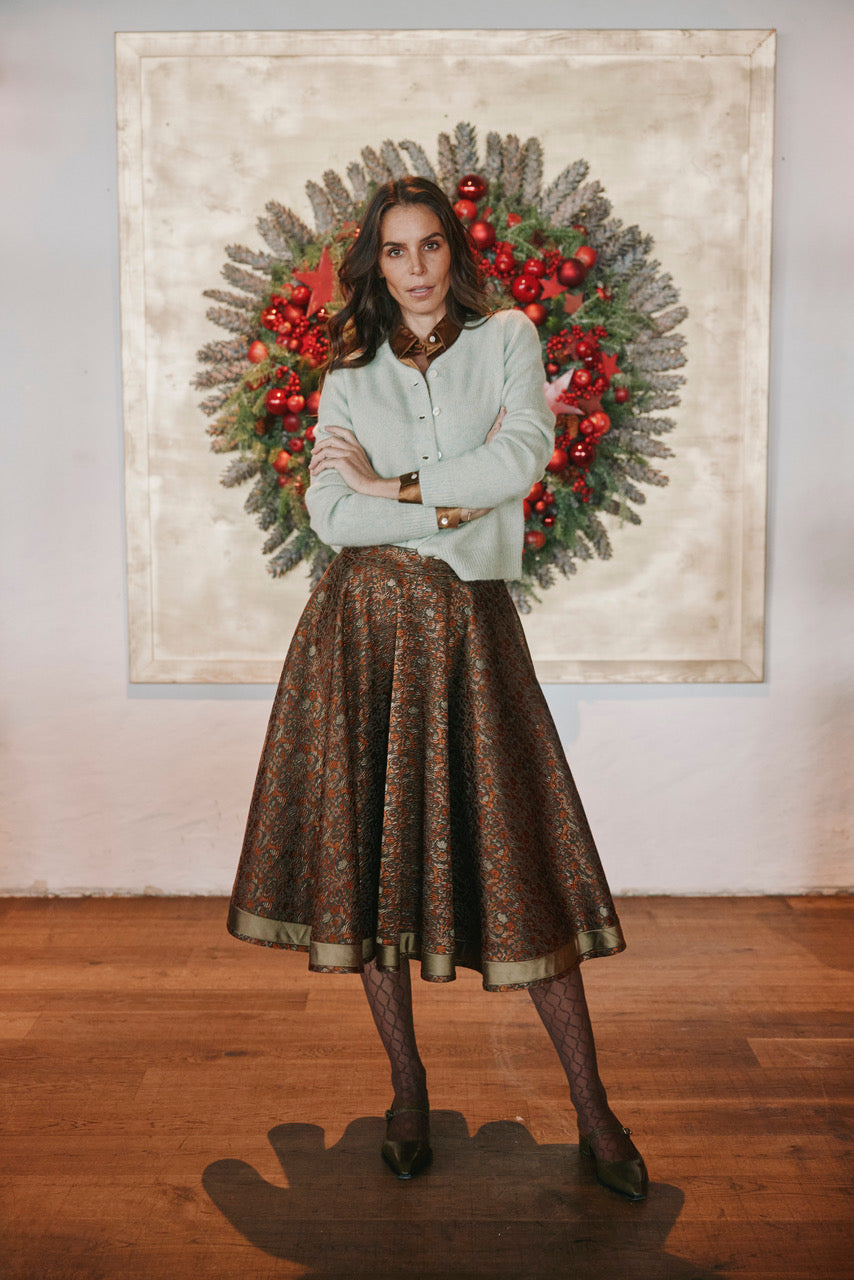 Rock Spitzingsee mit Seidenschürze, mud/gold/olive