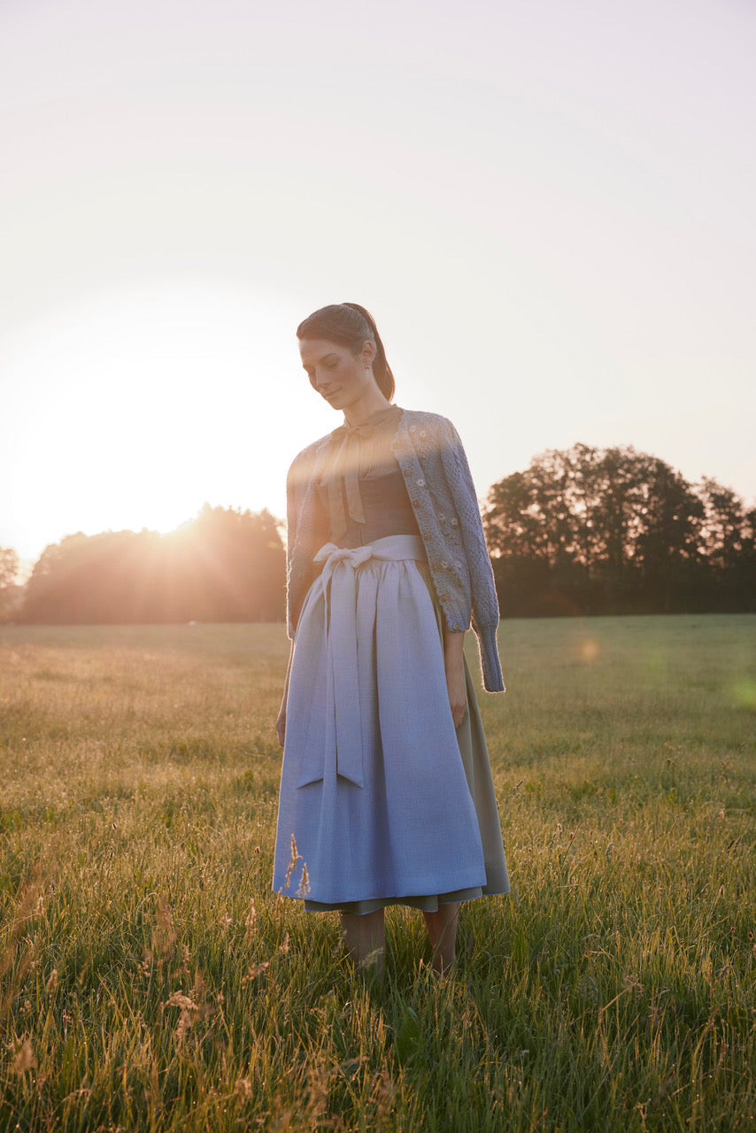 Cord-Dirndl Becci taubelblau/oliv Bild 3