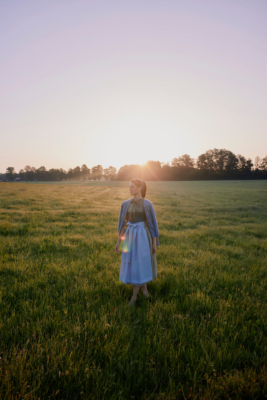 Cord-Dirndl Becci taubelblau/oliv Bild 5