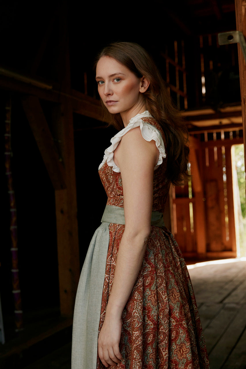 Cord-Dirndl Lilo bunt gemustert Bild 1