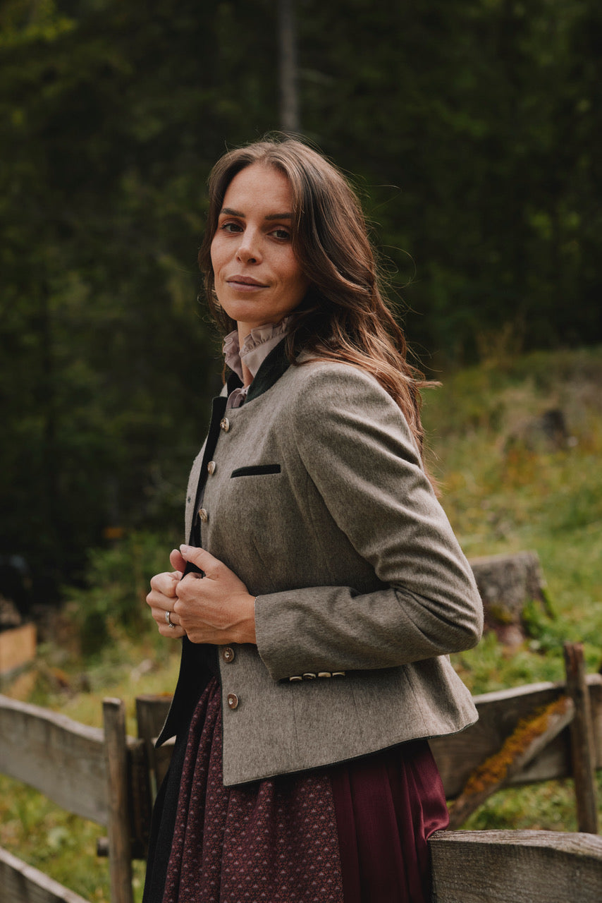 Lodenjacke Lily sand Bild 2