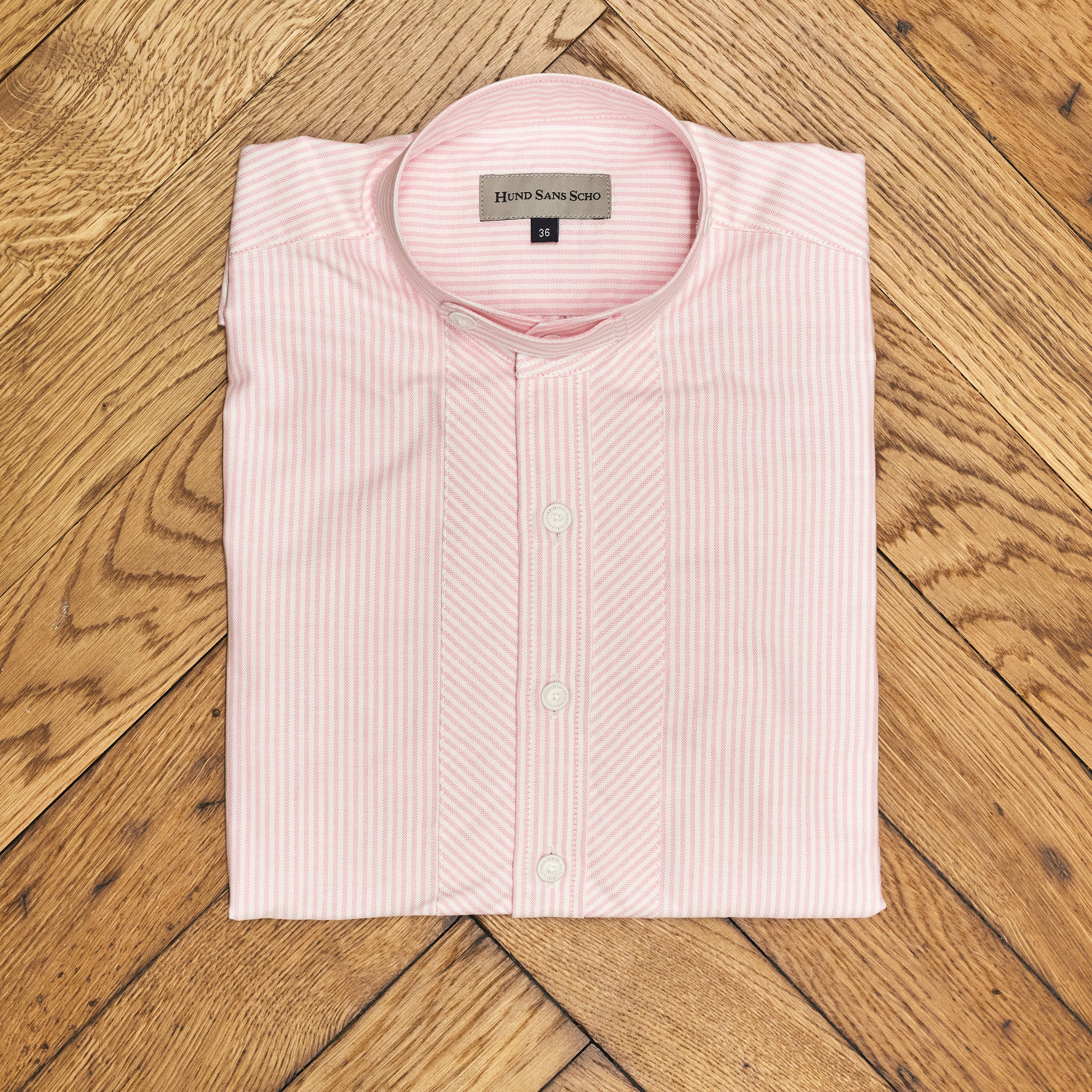 Bluse Schwesternstreif weiß/rosa, HundSansScho