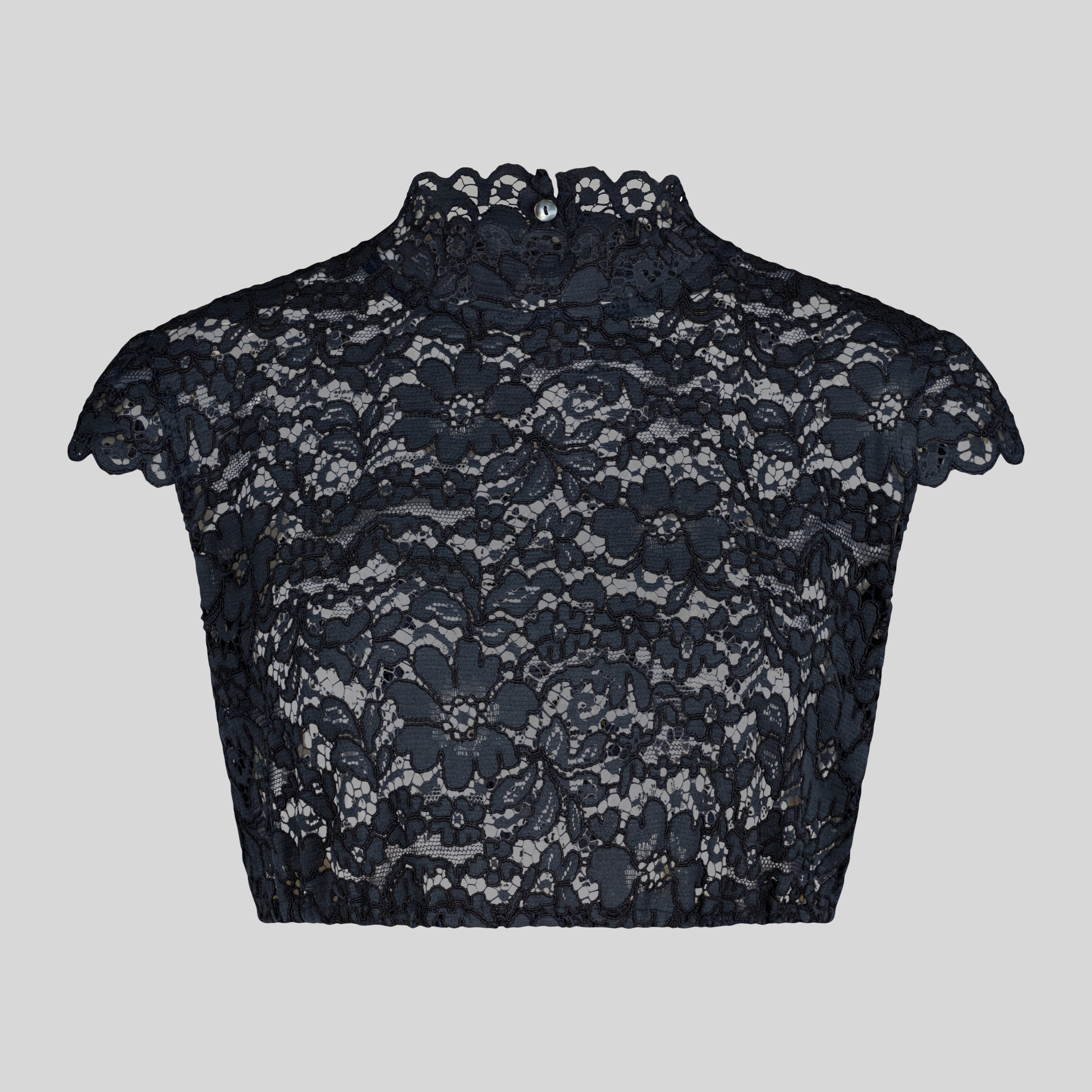 Dirndlbluse Tami, dunkelblau
