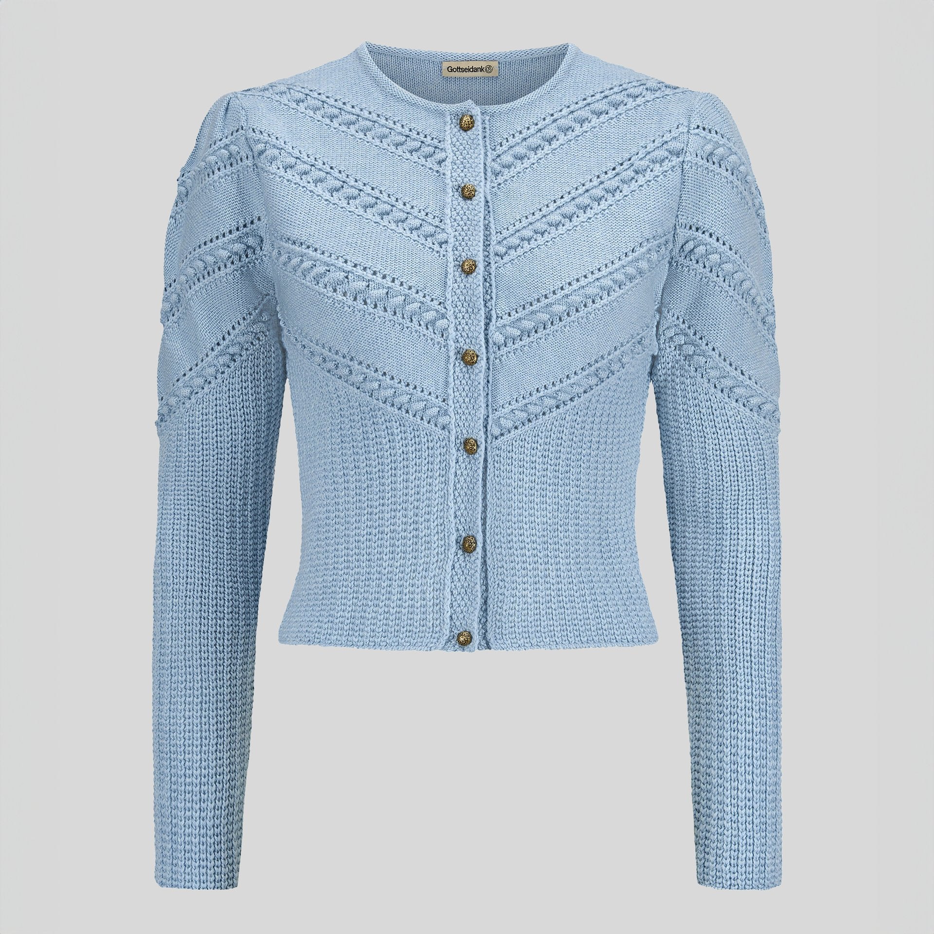 Strickjacke Ophelia, hellblau
