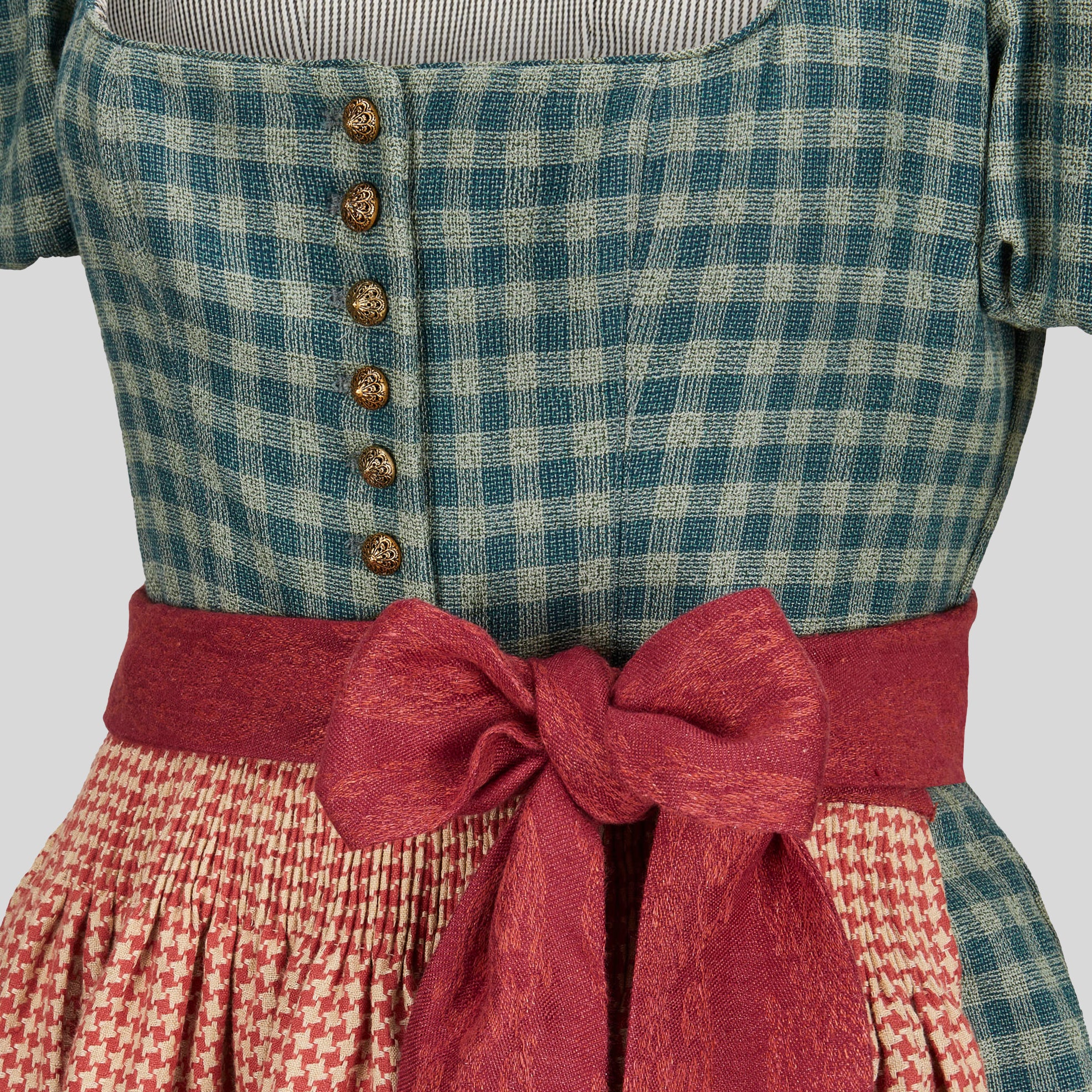 Dirndl Laura, blau kariert