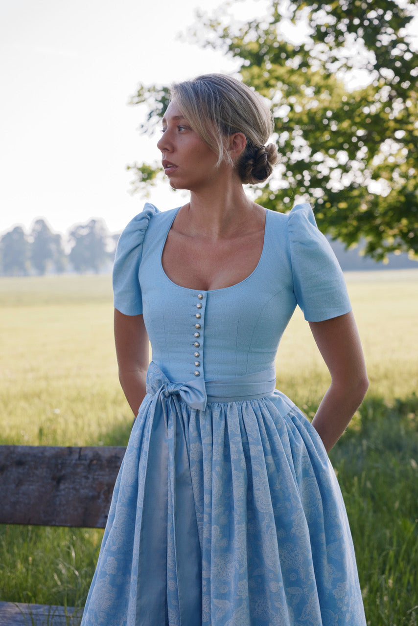 Mieder Miri hellblau  Bild 2