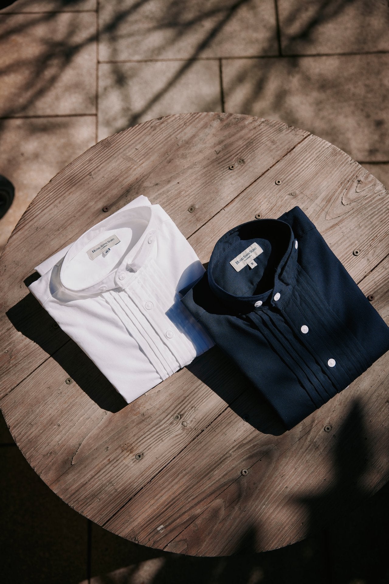 Hemd Piqué dunkelblau Slim Fit  Bild 4