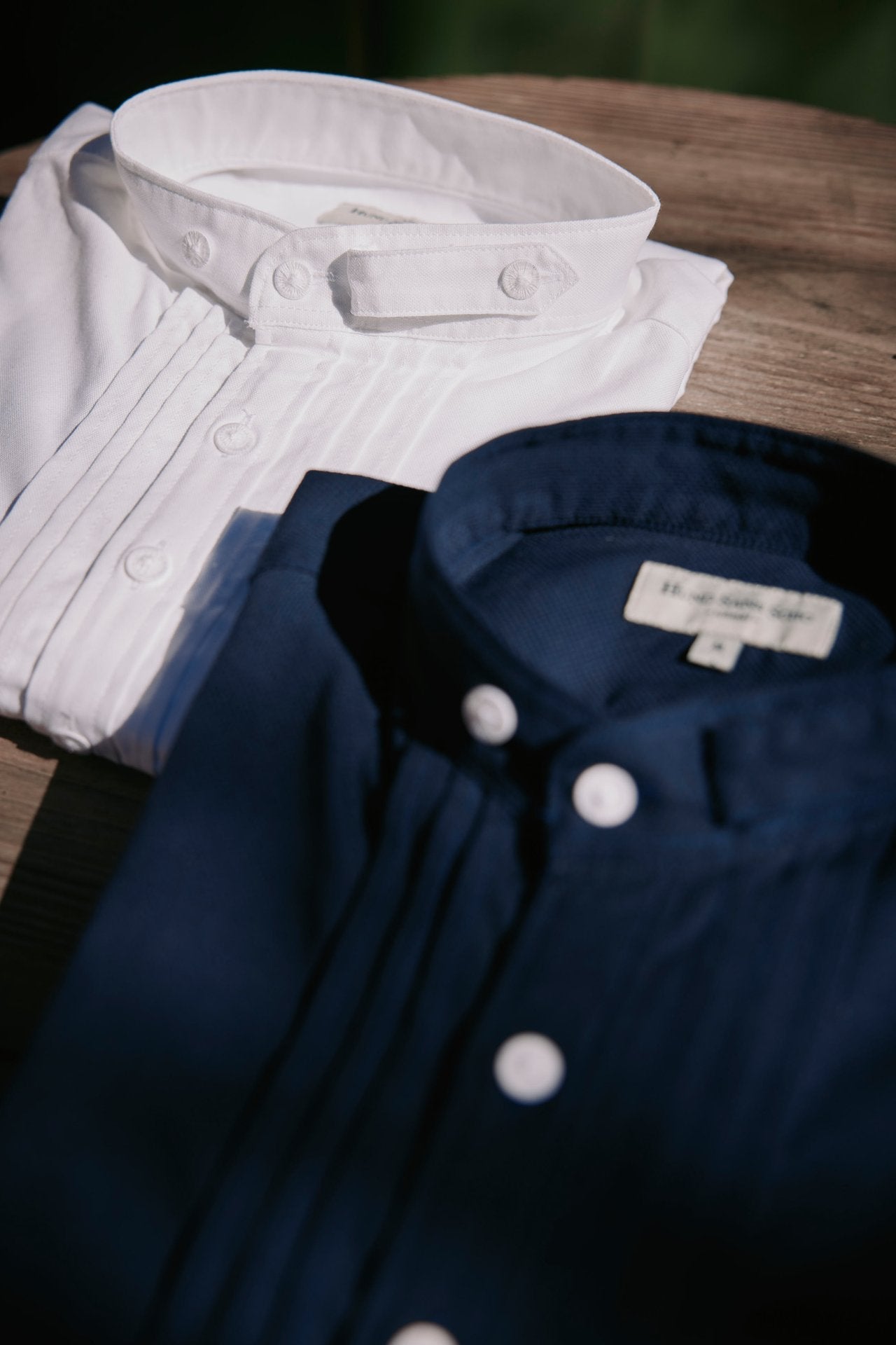 Hemd Piqué dunkelblau Slim Fit  Bild 6
