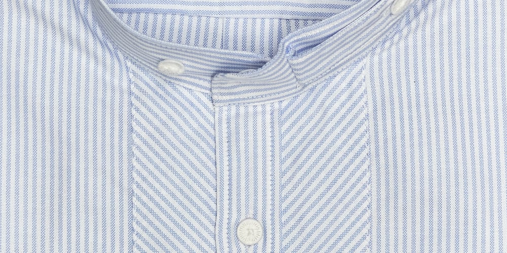 Schwesternstreifen weiß/h.blau Slim Fit  Bild 6