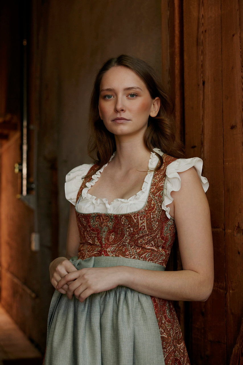 Cord-Dirndl Lilo bunt gemustert  Bild 3